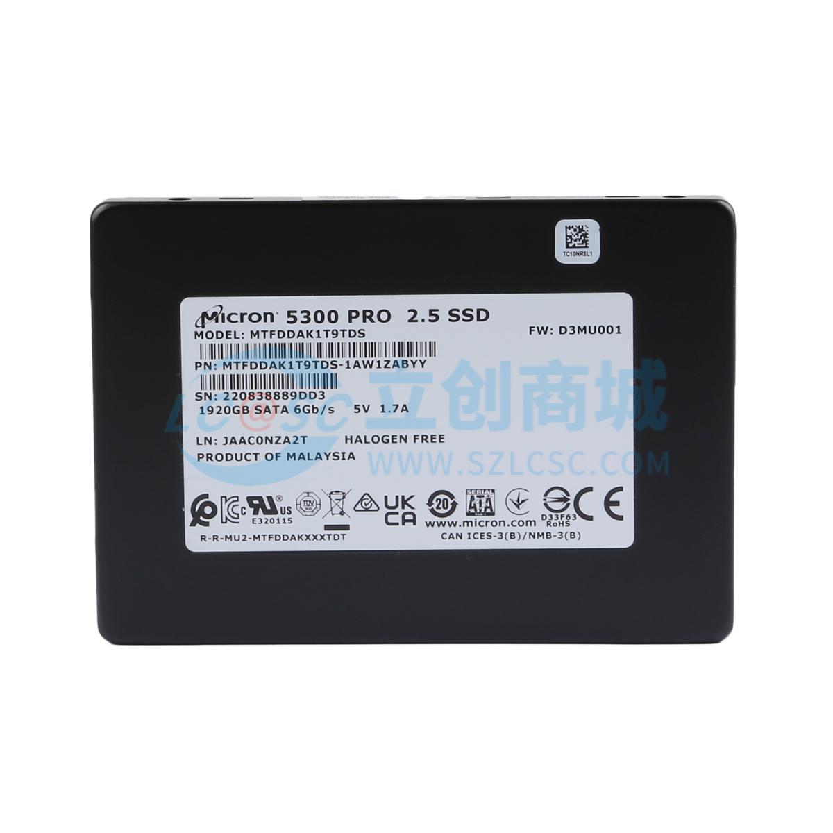 MTFDDAK1T9TDS-1AW1ZABYY实物图