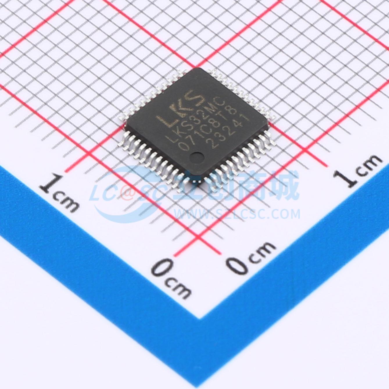 点击查看大图 LKS32MC071C8T8实物图