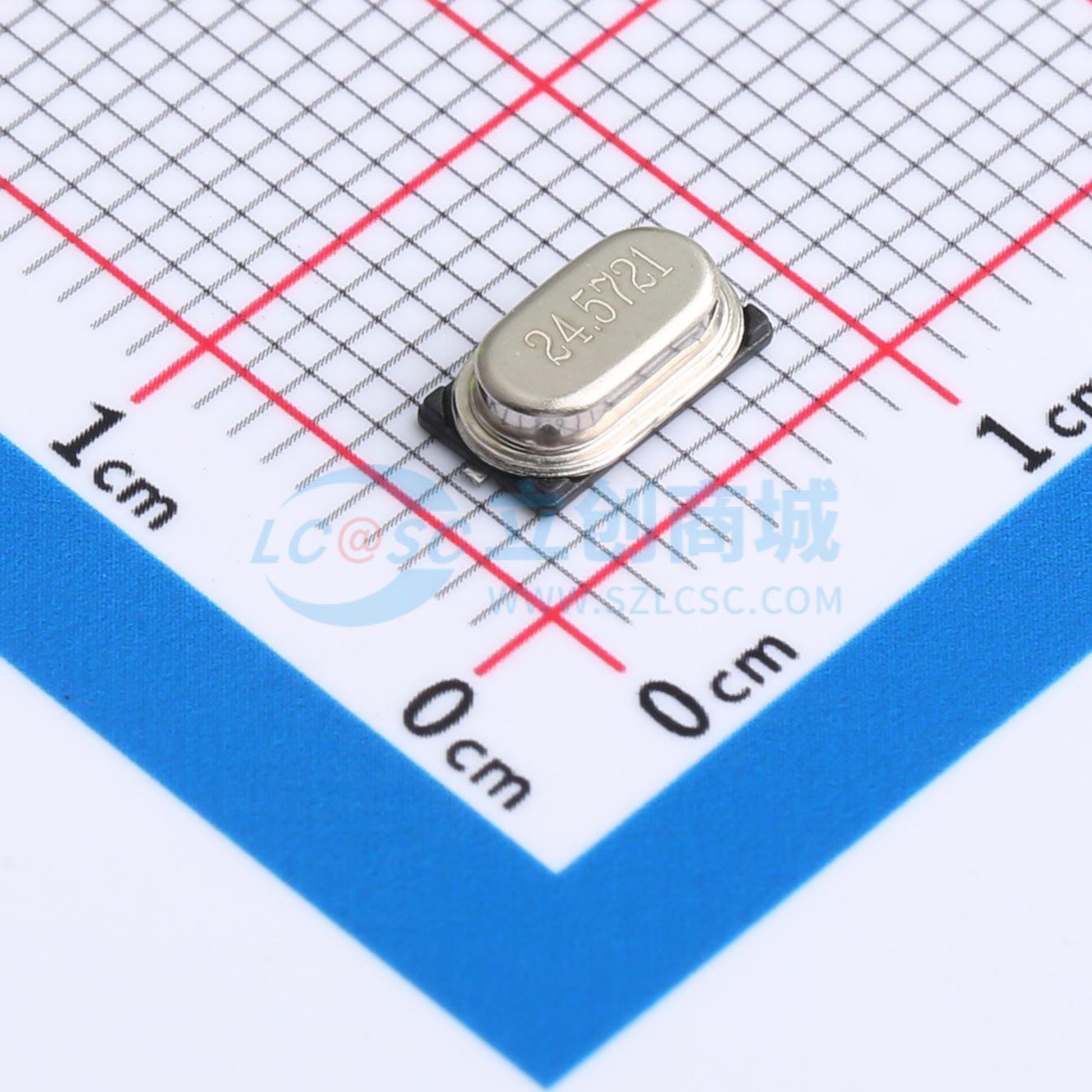 点击查看大图 M49SMD24.5721M12PF10PPM实物图