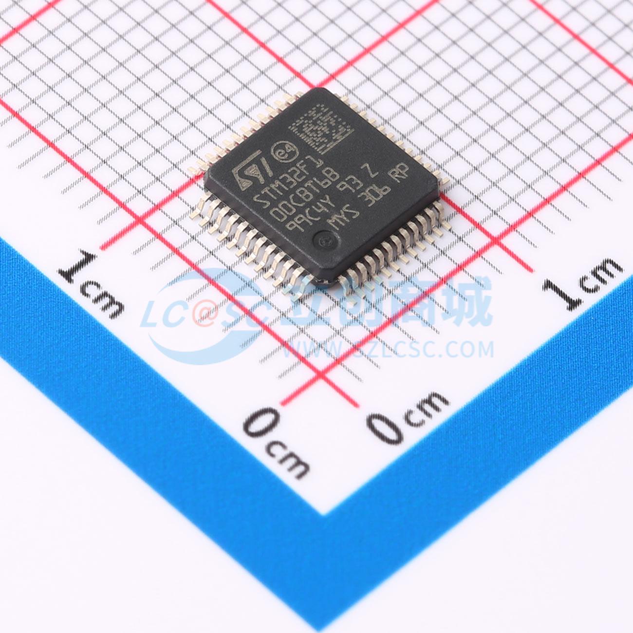 STM32F100CBT6BTR实物图