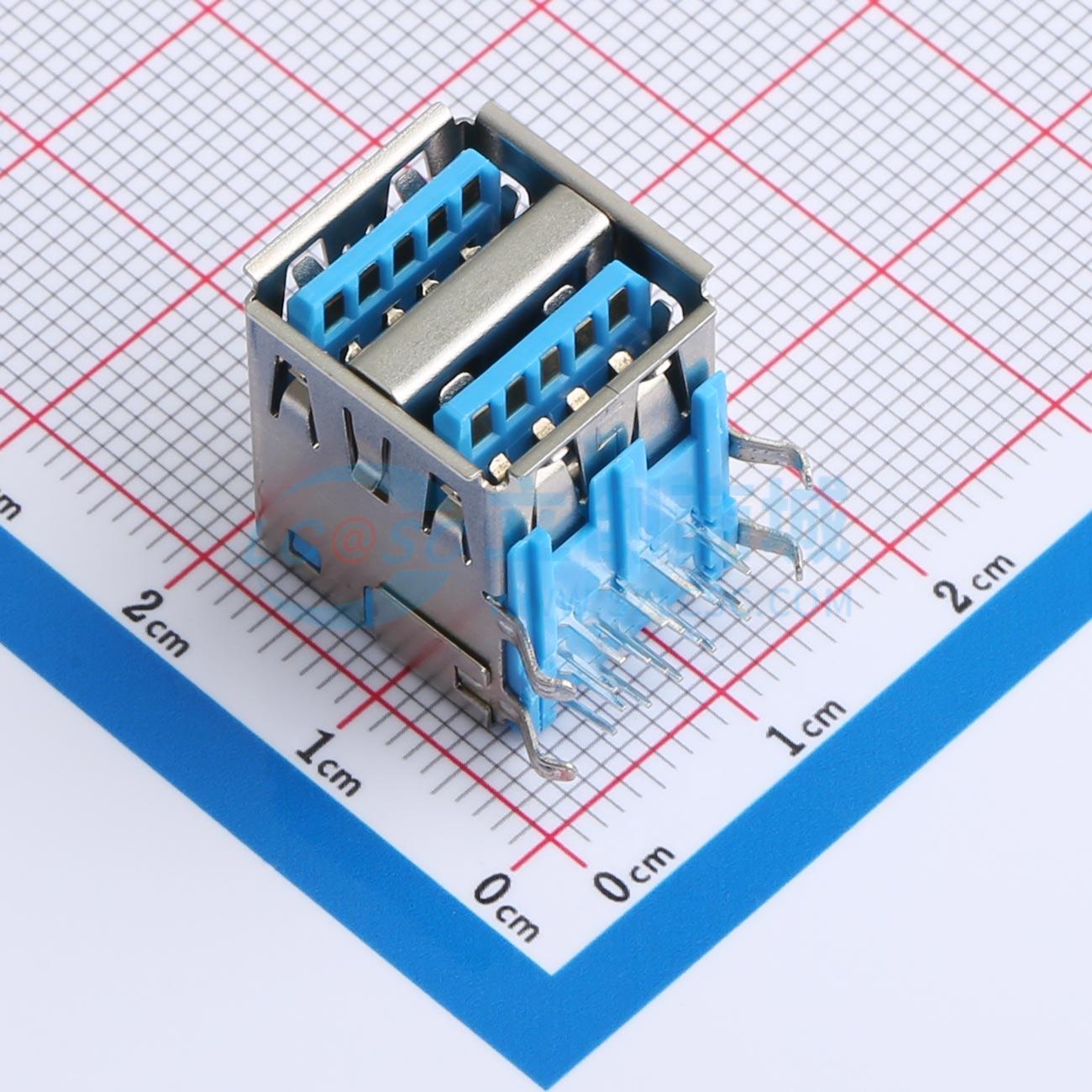 HC-USB3.0-L175-2X1-J实物图