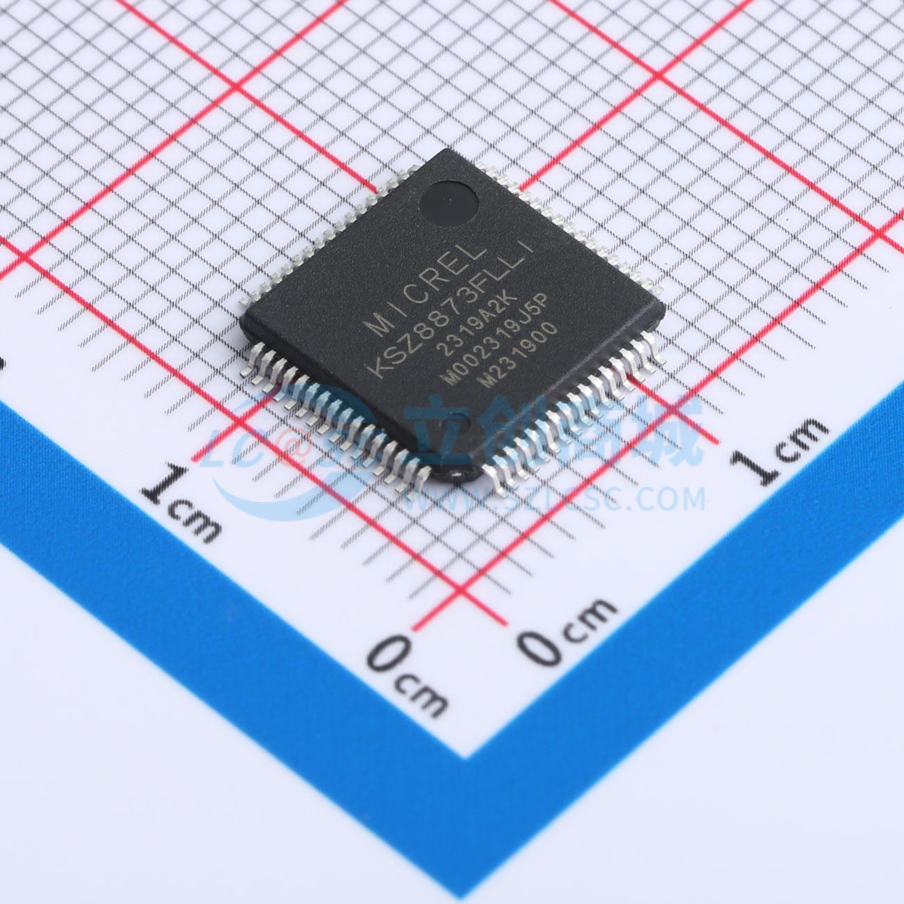 点击查看大图 KSZ8873FLLI实物图