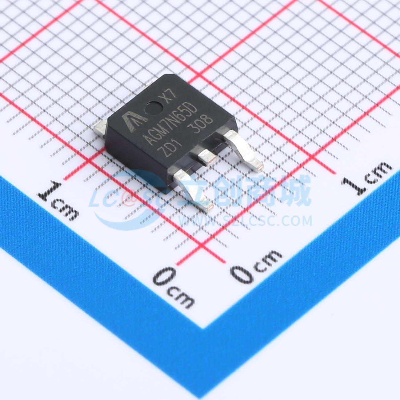 点击查看大图 AGM7N65D实物图