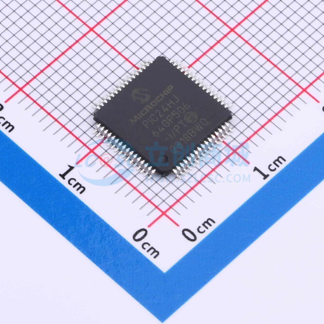 点击查看大图 PIC24HJ64GP506-I/PT实物图