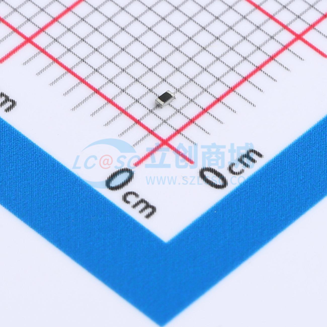 点击查看大图 CRCW0402100KFKTD实物图