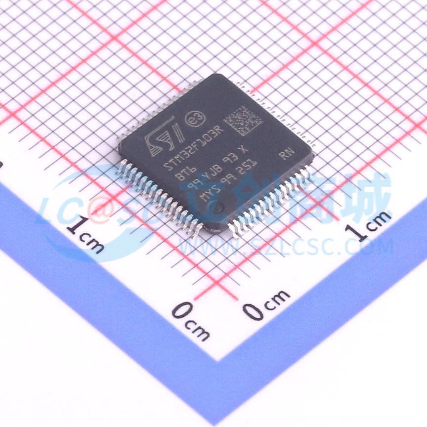 STM32F103RBT6实物图