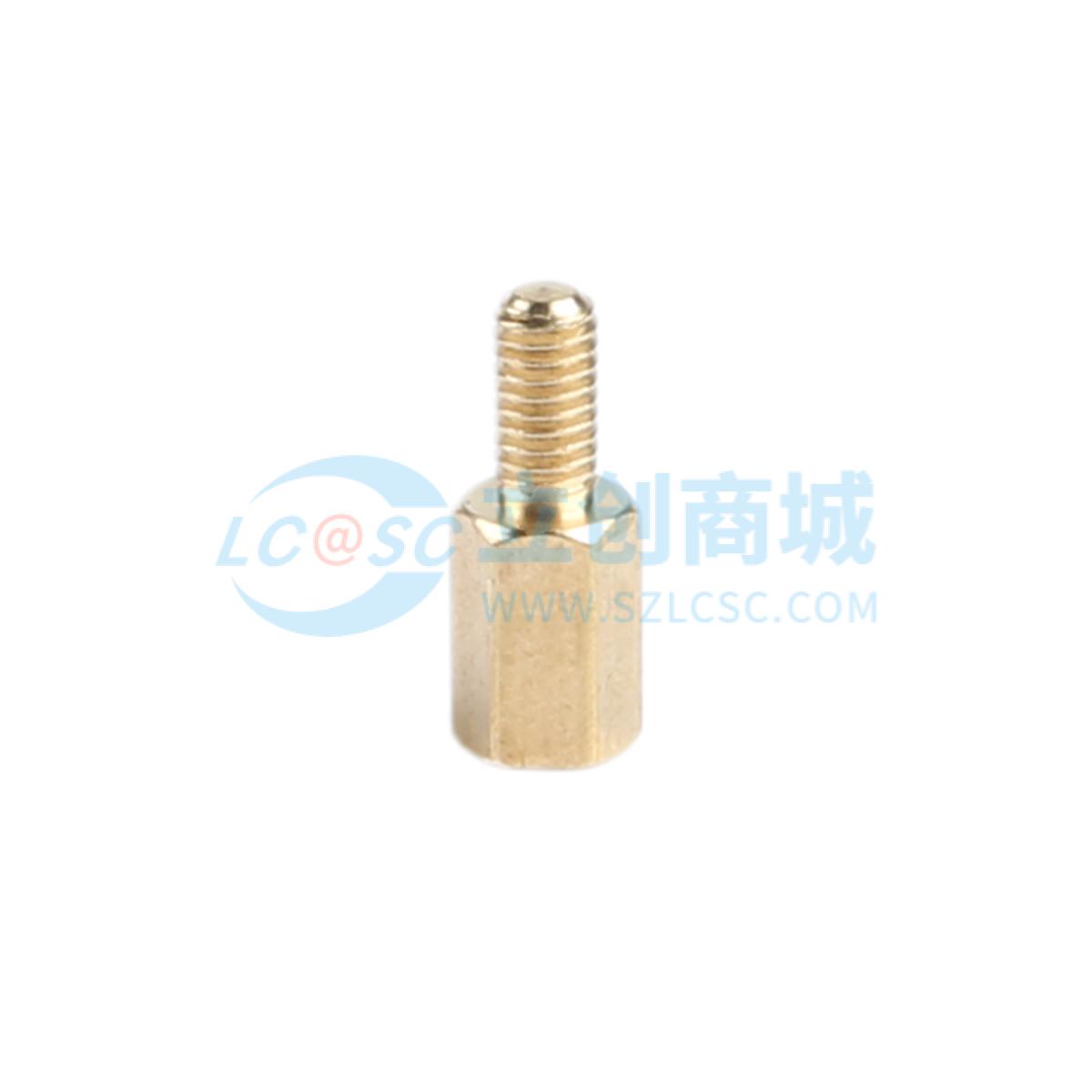 螺柱铜柱M3*7+6不环保袋装实物图