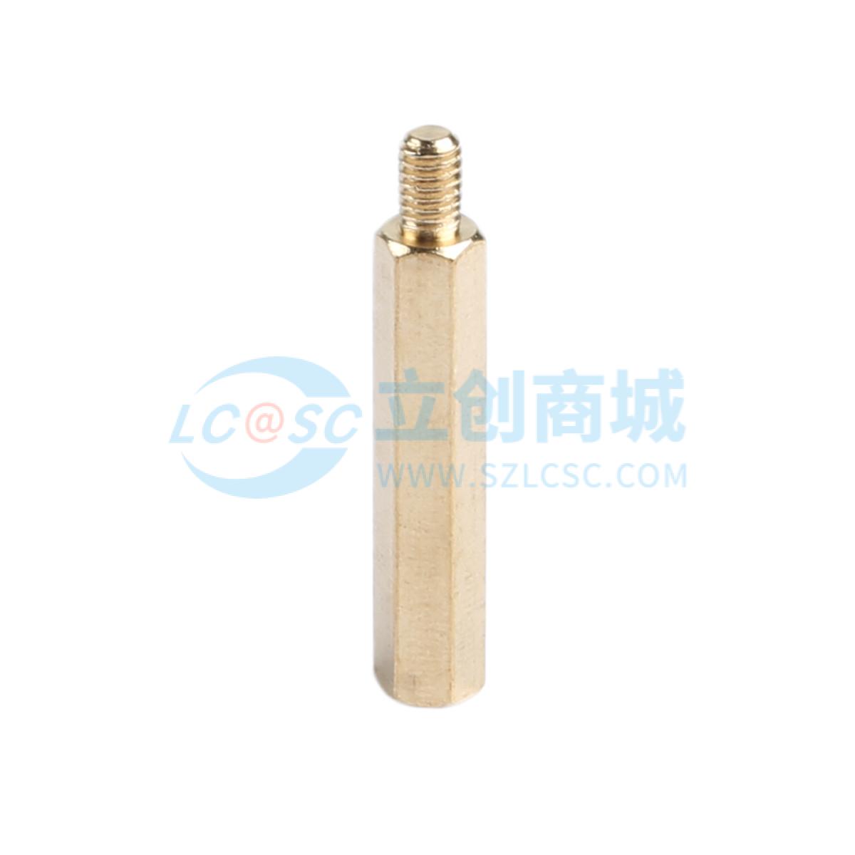 铜柱M4*30+6实物图