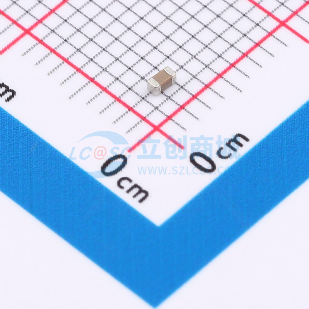 点击查看大图 HGC0603R5105K500NTHJ实物图