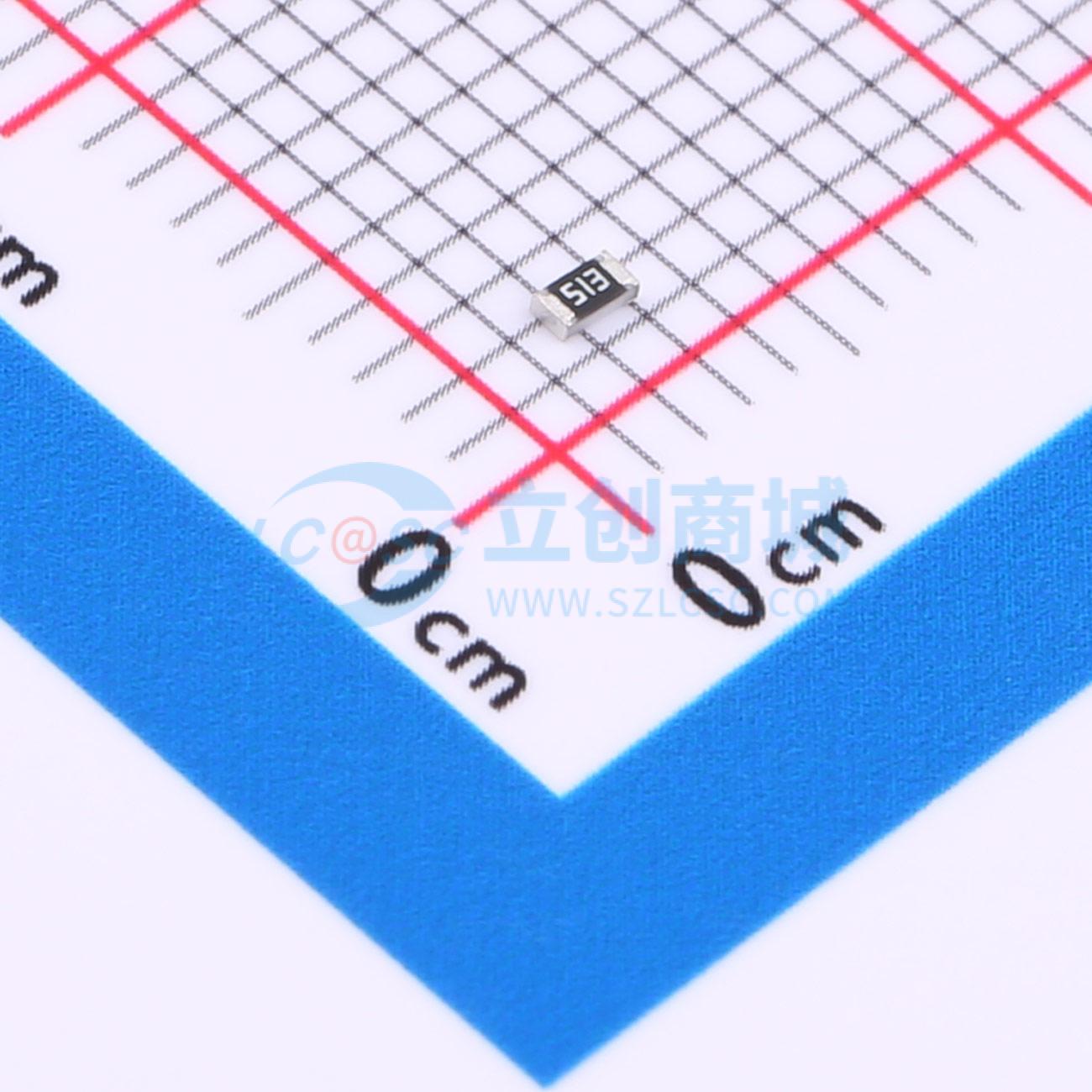 点击查看大图 FRQ0603J513 TS实物图