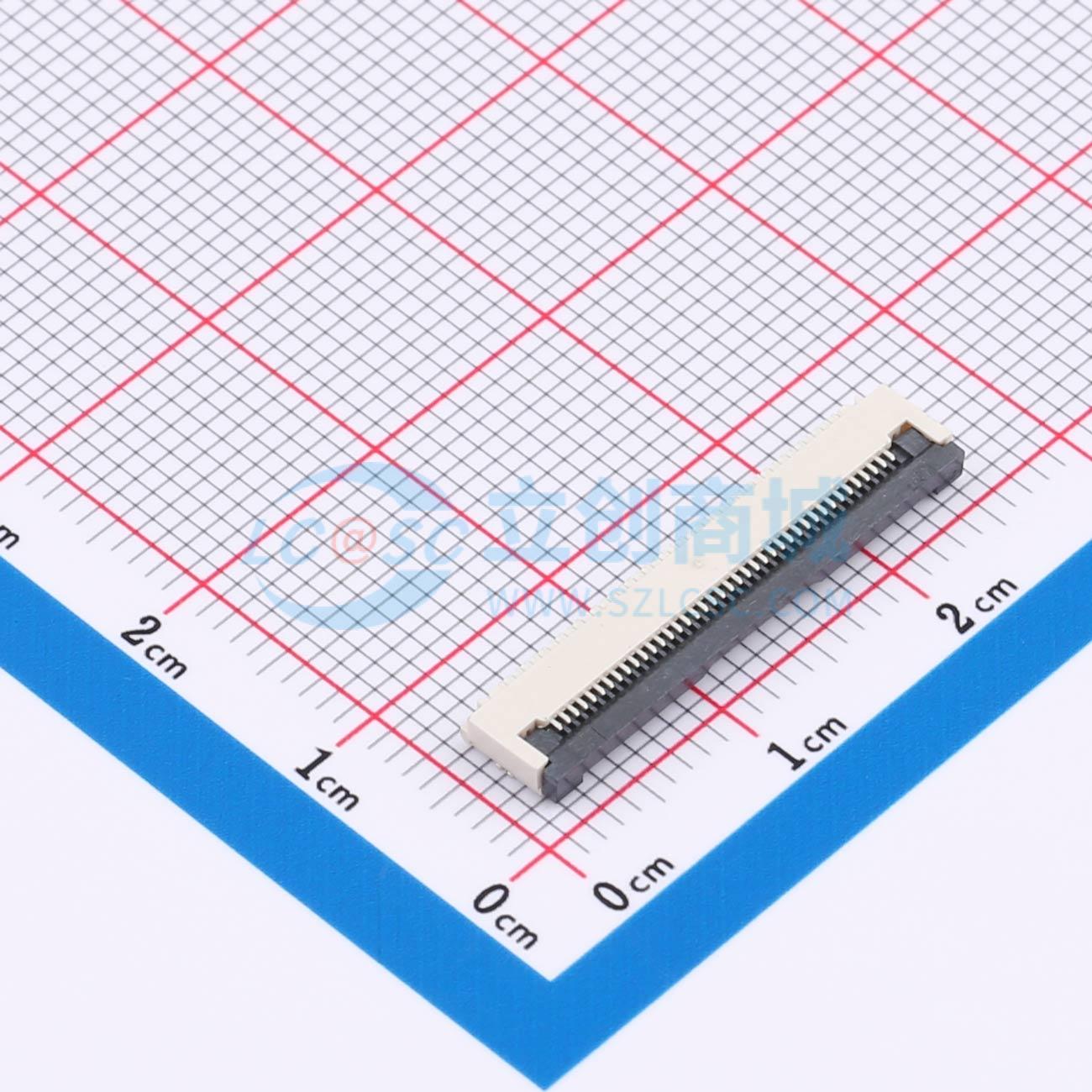 点击查看大图 MXFPCW01-0501-40P-20H-A实物图
