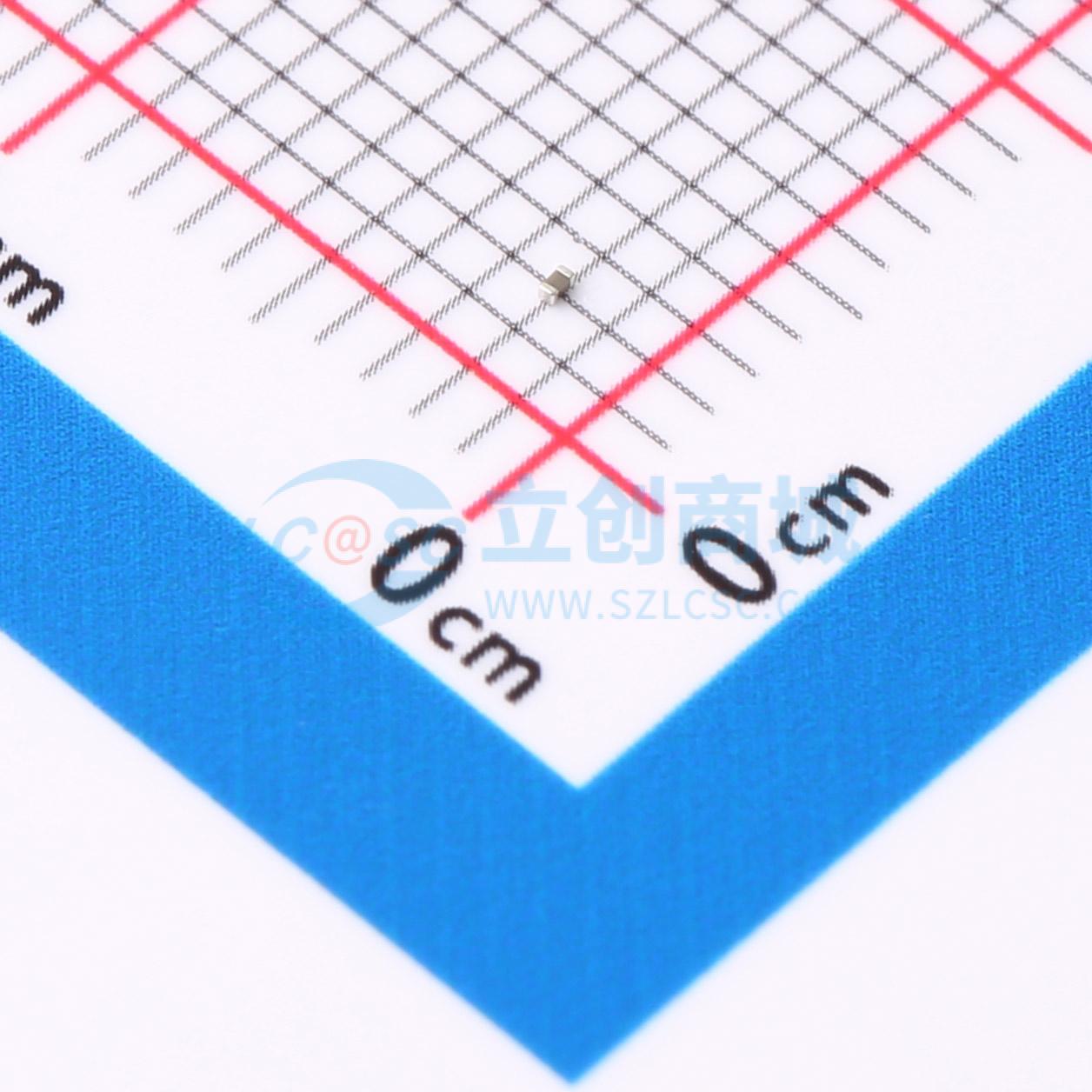 点击查看大图 CGA0201X6S104K160ET实物图