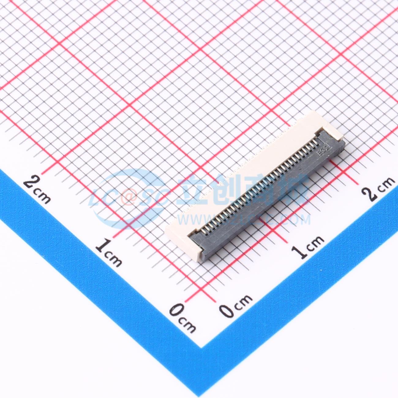 ZX-0.5FPC-FWX-H1.5-24P实物图