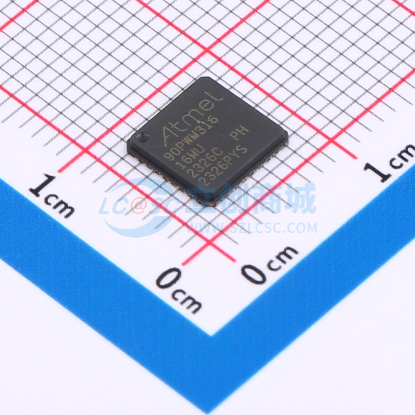 点击查看大图 AT90PWM316-16MU实物图