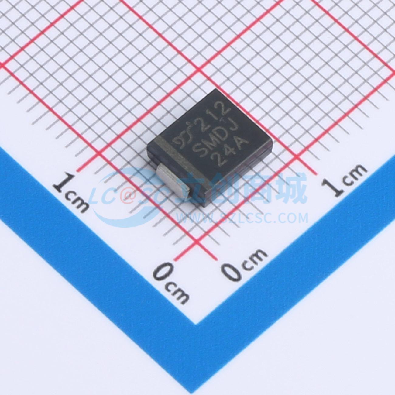 点击查看大图 SMDJ24AQ实物图