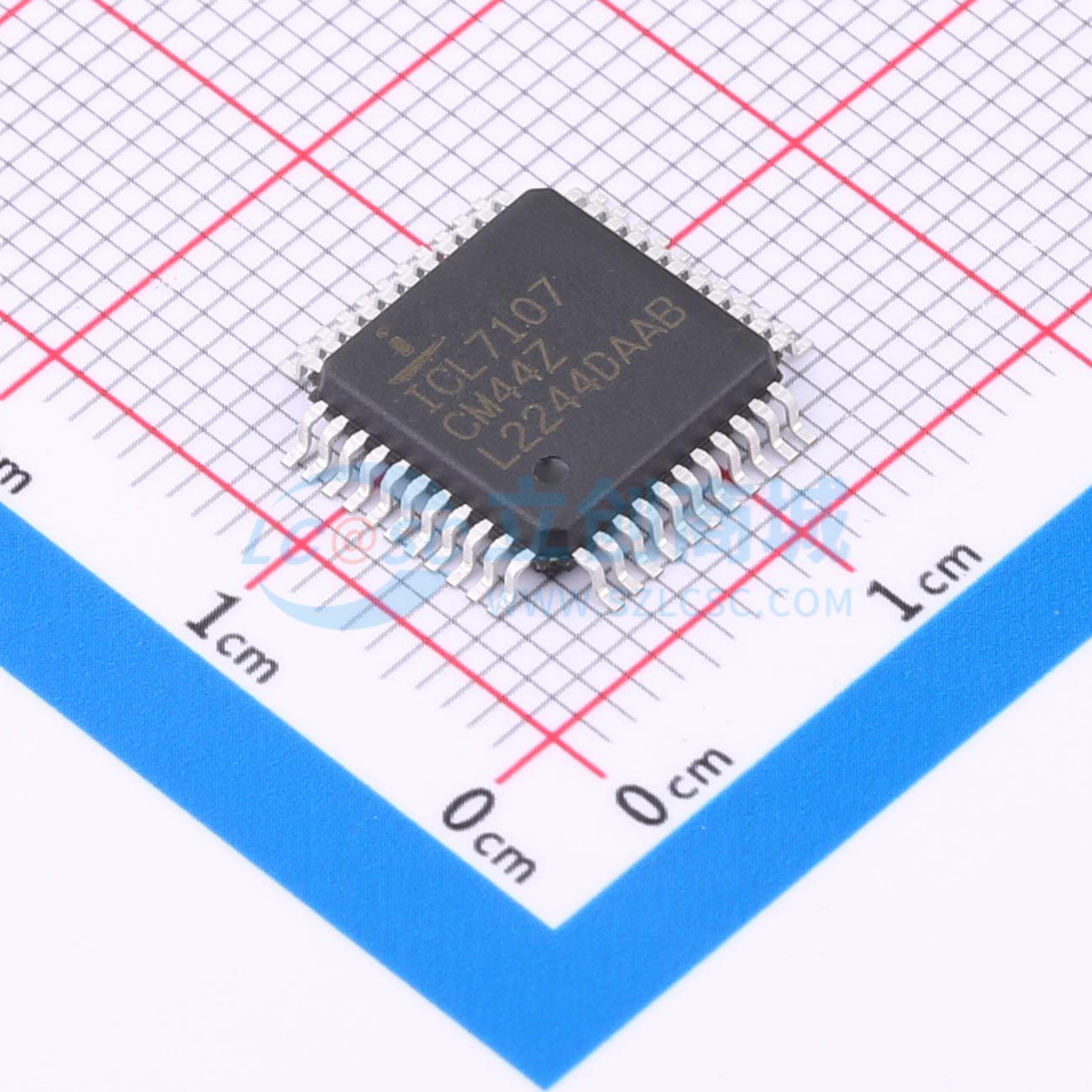点击查看大图 ICL7107CM44Z实物图
