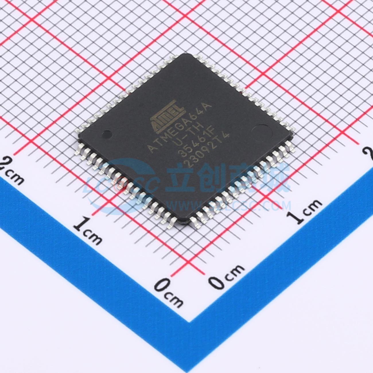 ATMEGA64A-AU实物图