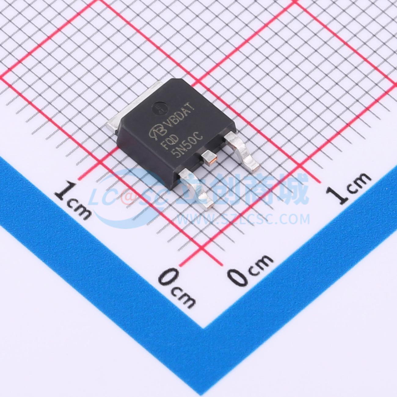 点击查看大图 FQD5N50CTM-VB实物图