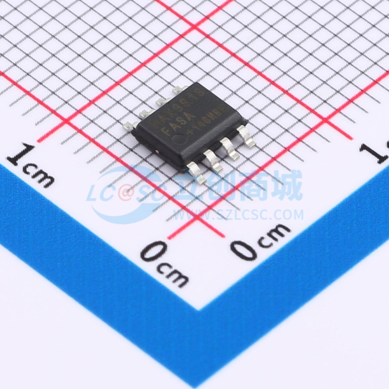 点击查看大图 MAX9919FASA+T实物图