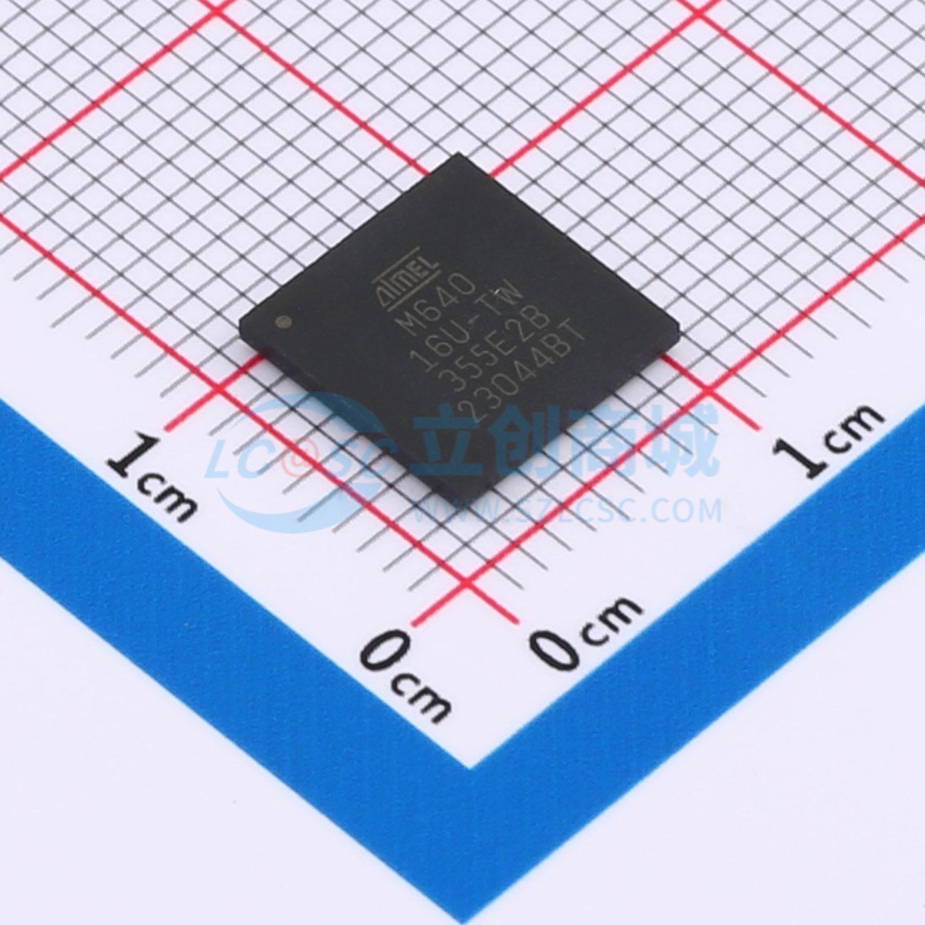 点击查看大图 ATMEGA640-16CU实物图