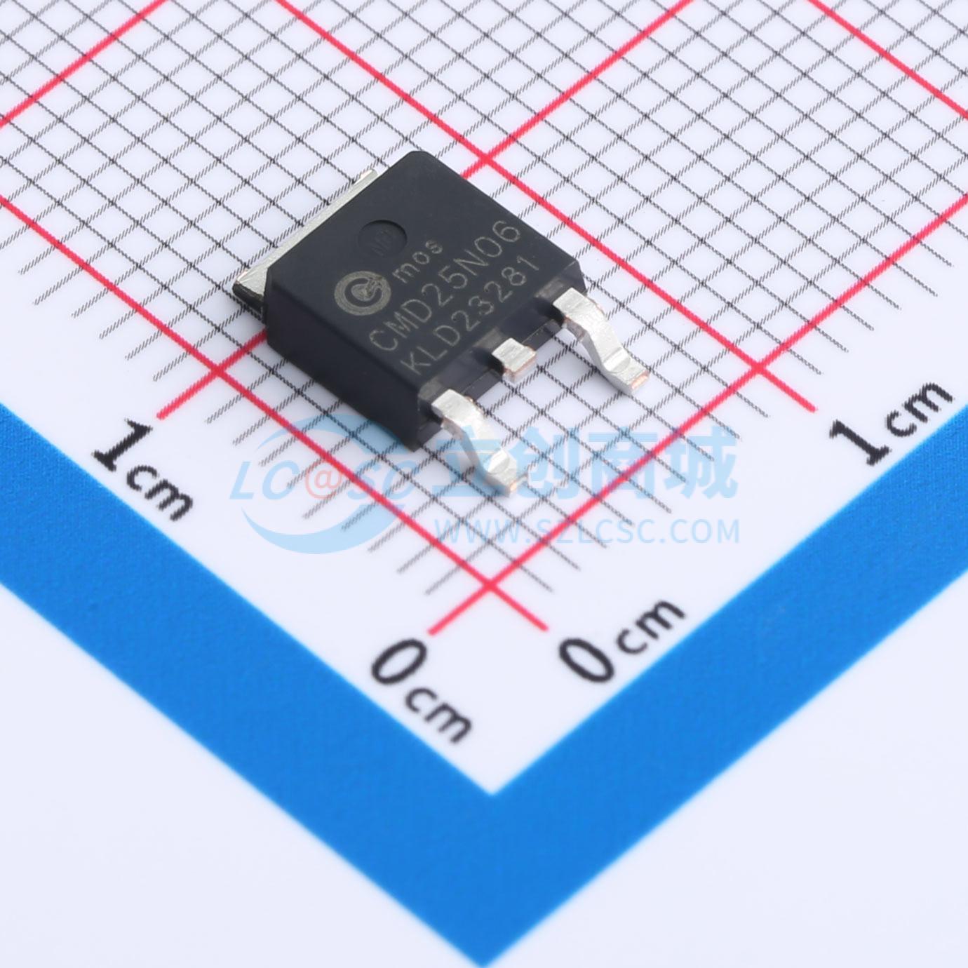 点击查看大图 CMD25N06实物图