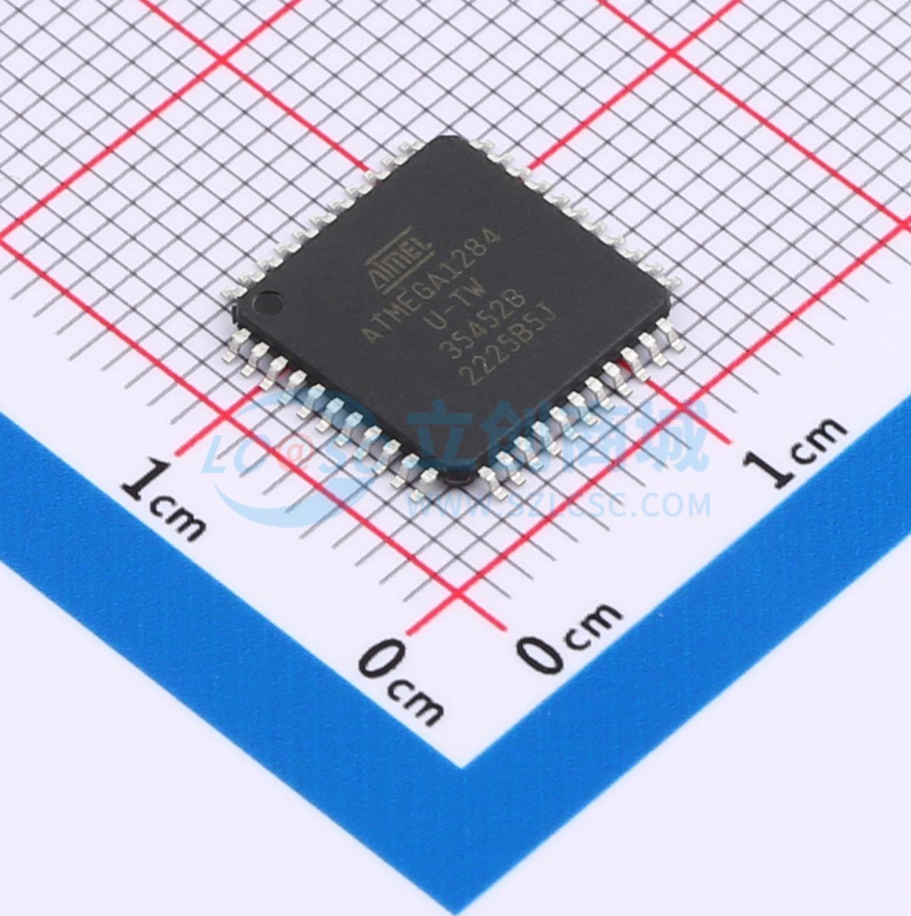 点击查看大图 ATMEGA1284-AU实物图