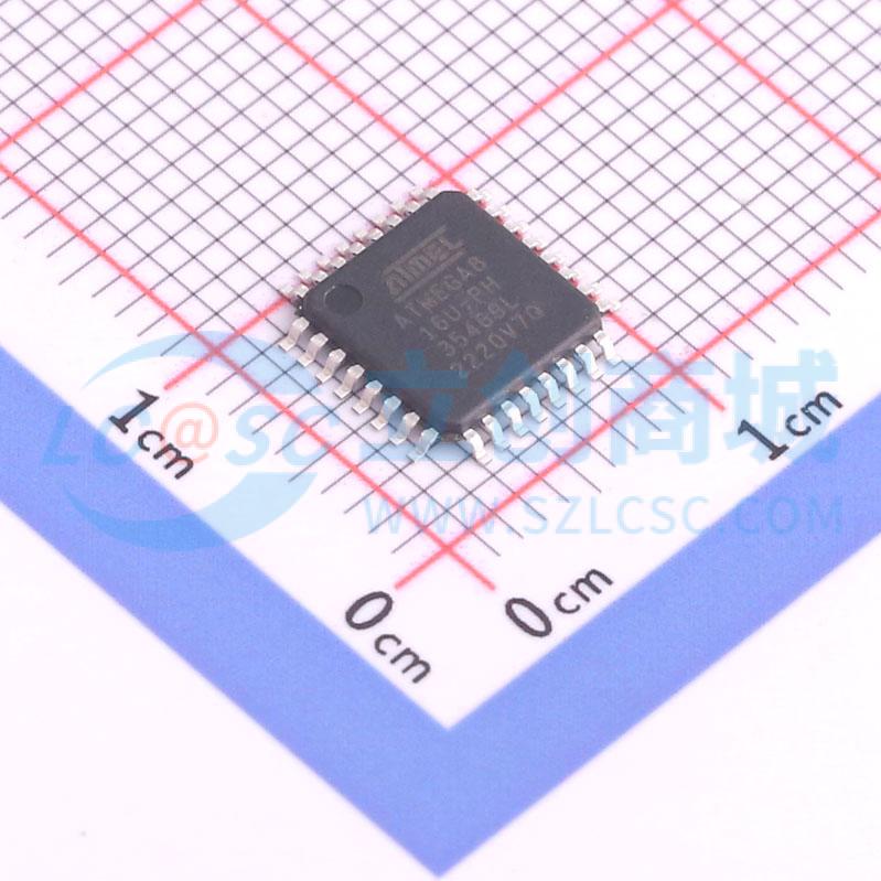 ATMEGA8-16AU实物图