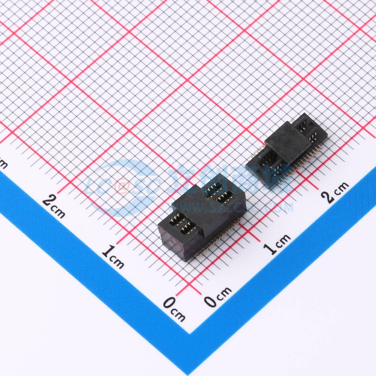 点击查看大图 XDBM/F-0550-2*15PIN实物图