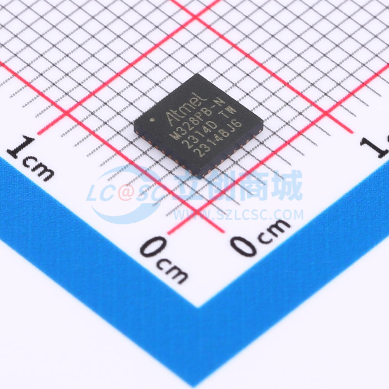 点击查看大图 ATMEGA328PB-MN实物图