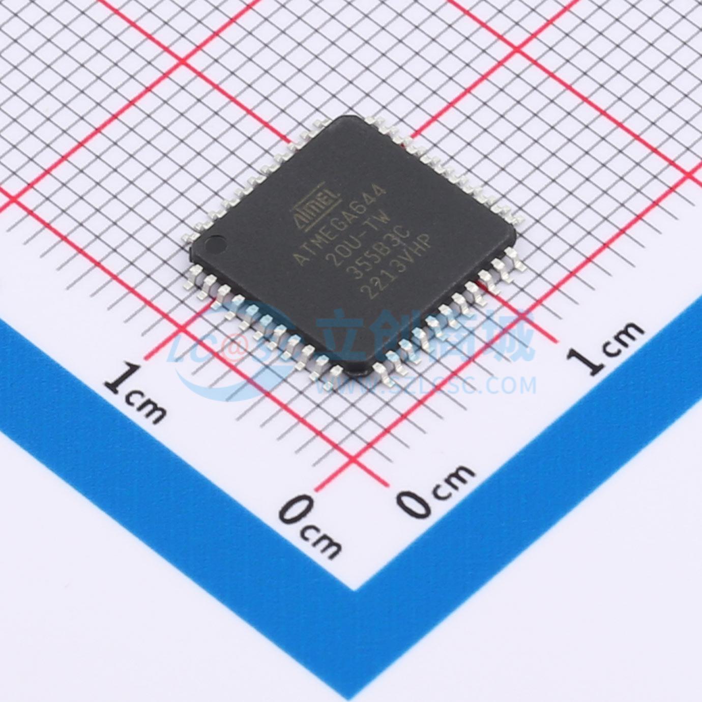 点击查看大图 ATMEGA644-20AU实物图