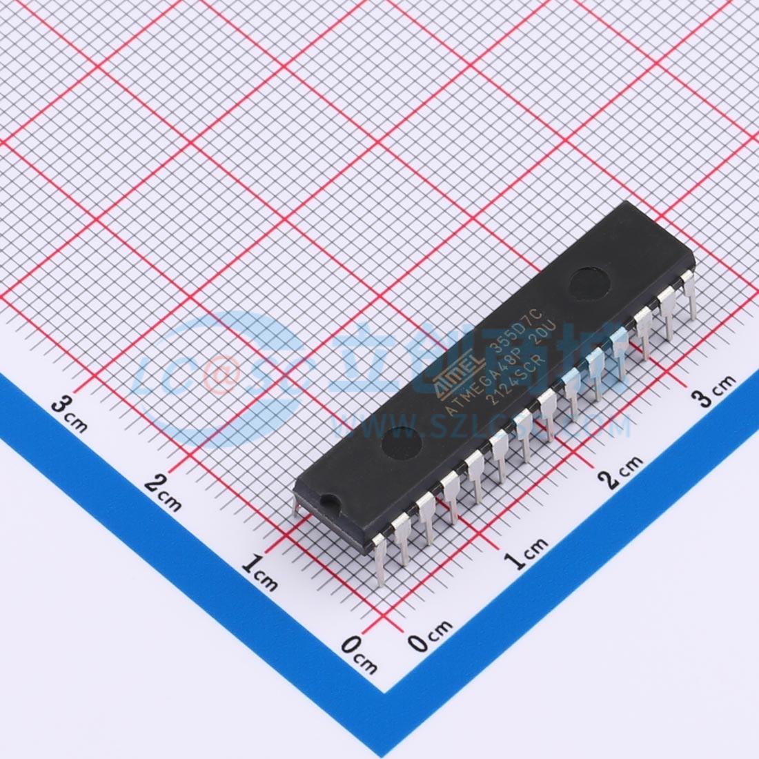 点击查看大图 ATMEGA48P-20PU实物图
