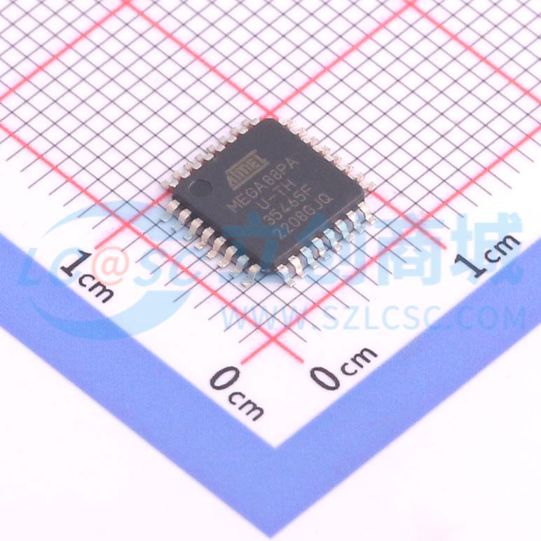 ATMEGA88PA-AU实物图