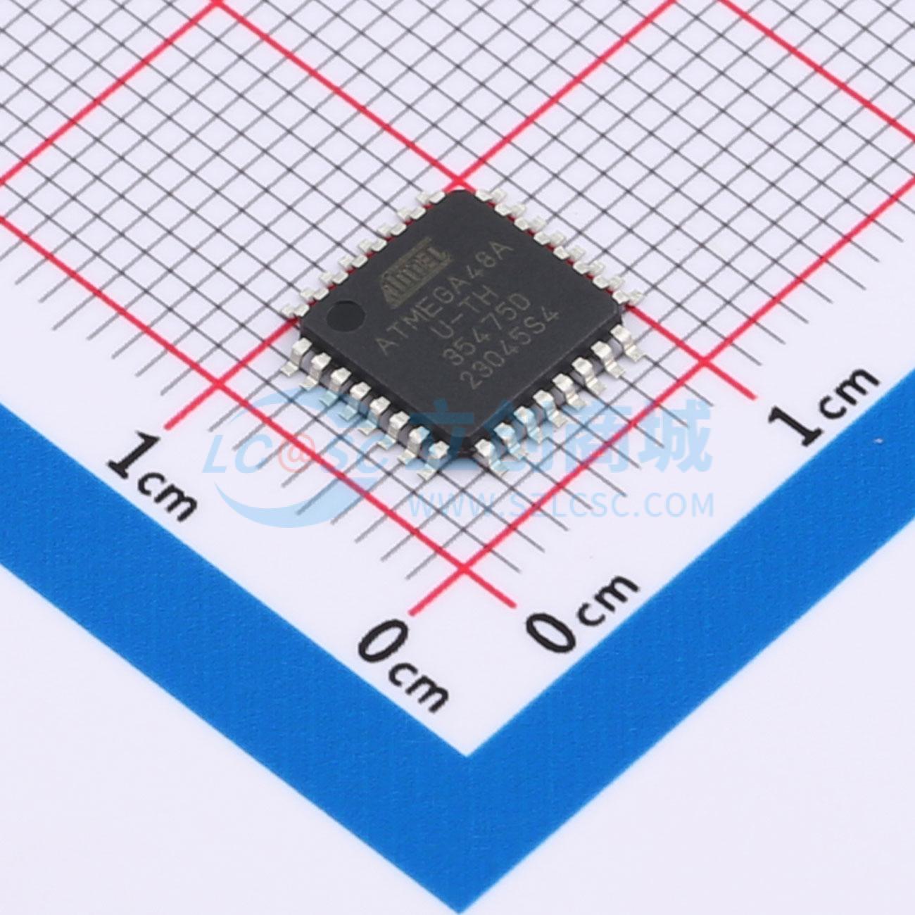 点击查看大图 ATMEGA48A-AU实物图