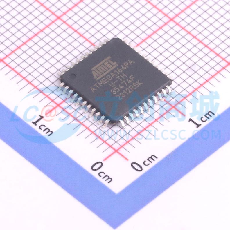 ATMEGA164PA-AU实物图