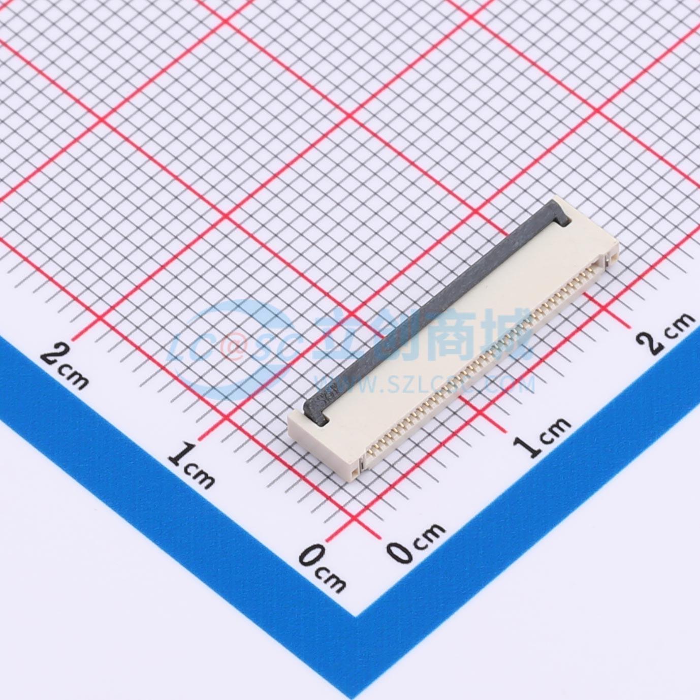 ZX-0.5FPC-HWSX-H2-36P实物图