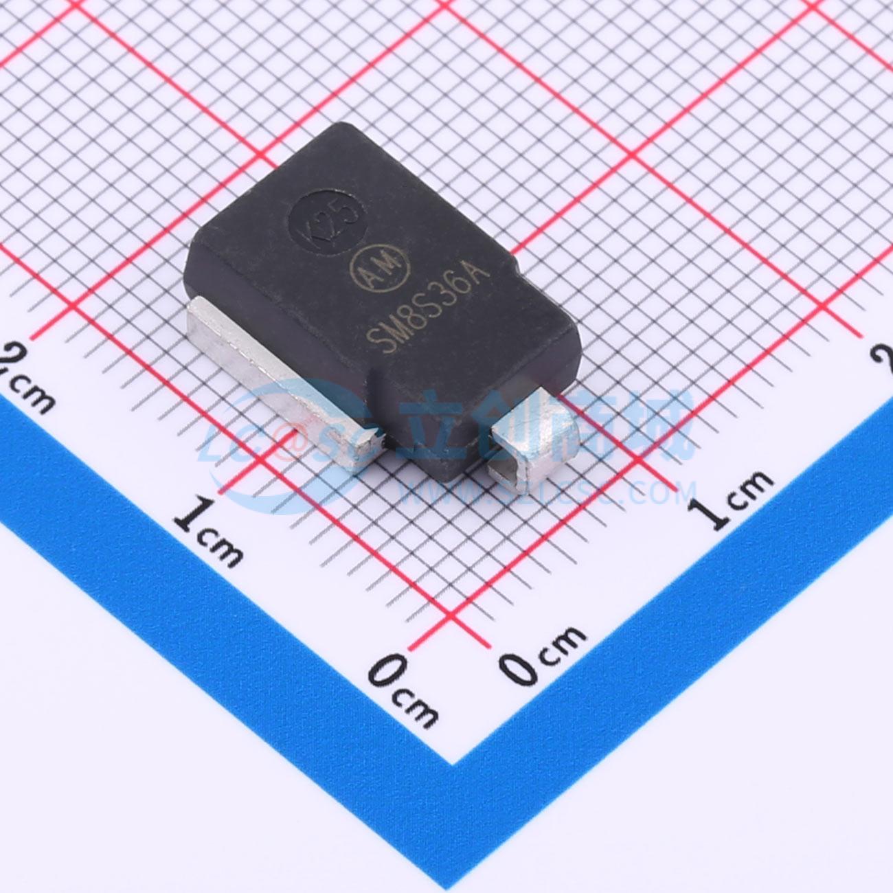 点击查看大图 SM8S36A实物图