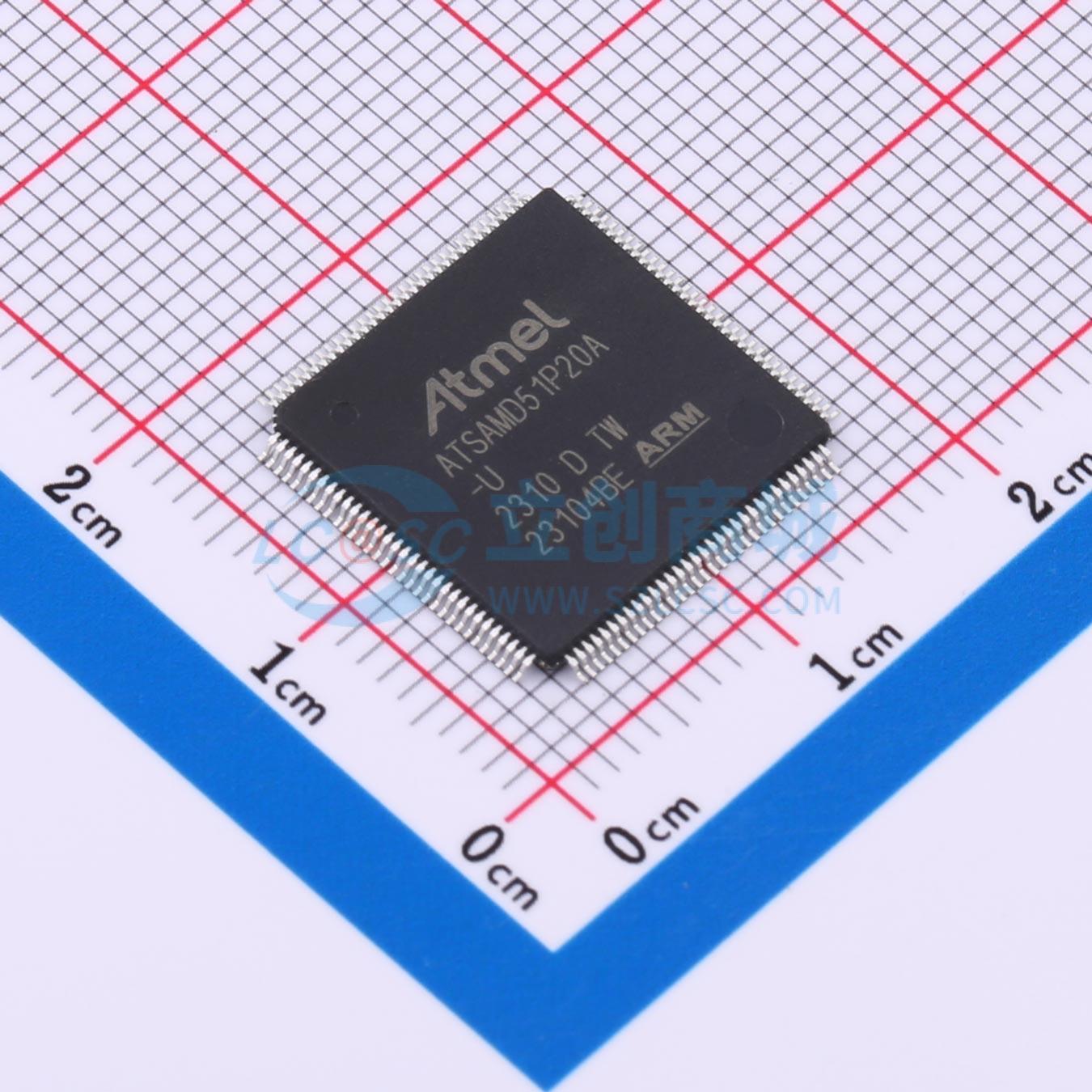 点击查看大图 ATSAMD51P20A-AU实物图