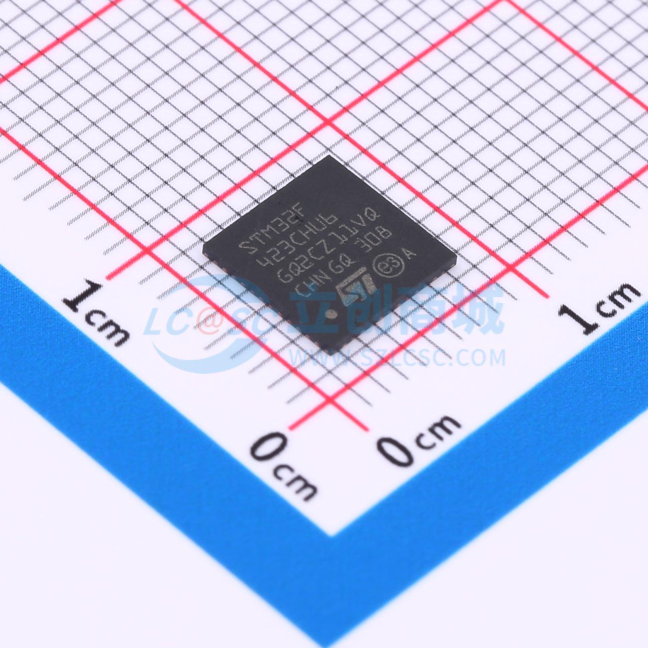 点击查看大图 STM32F423CHU6实物图