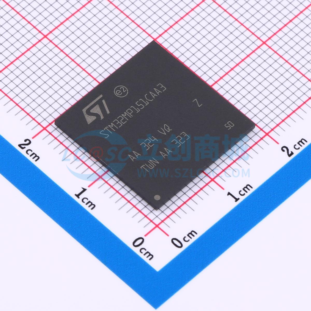 STM32MP151CAA3实物图