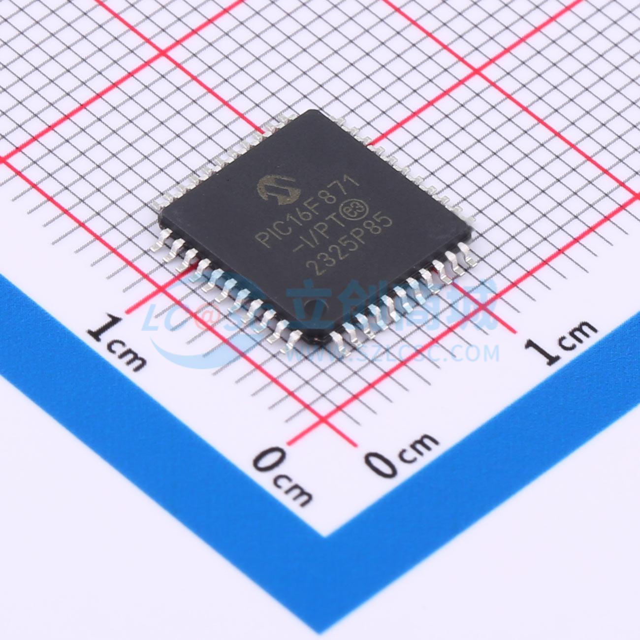 点击查看大图 PIC16F871-I/PT实物图