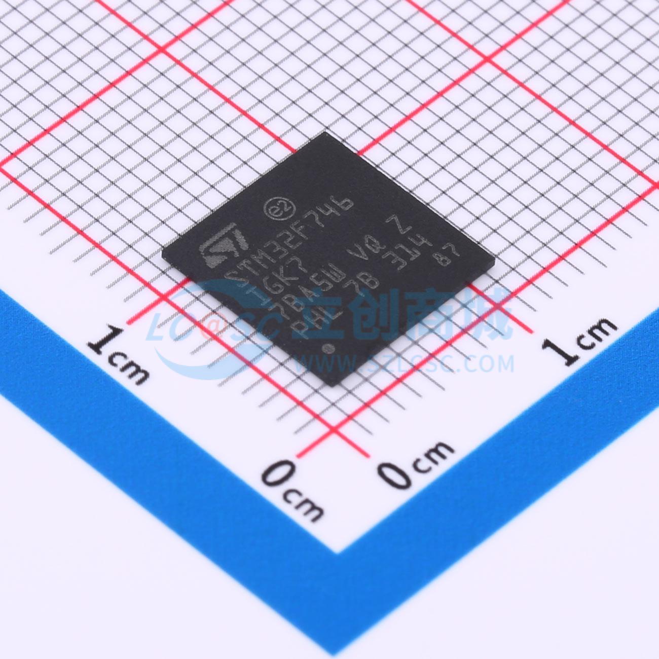 点击查看大图 STM32F746IGK7实物图
