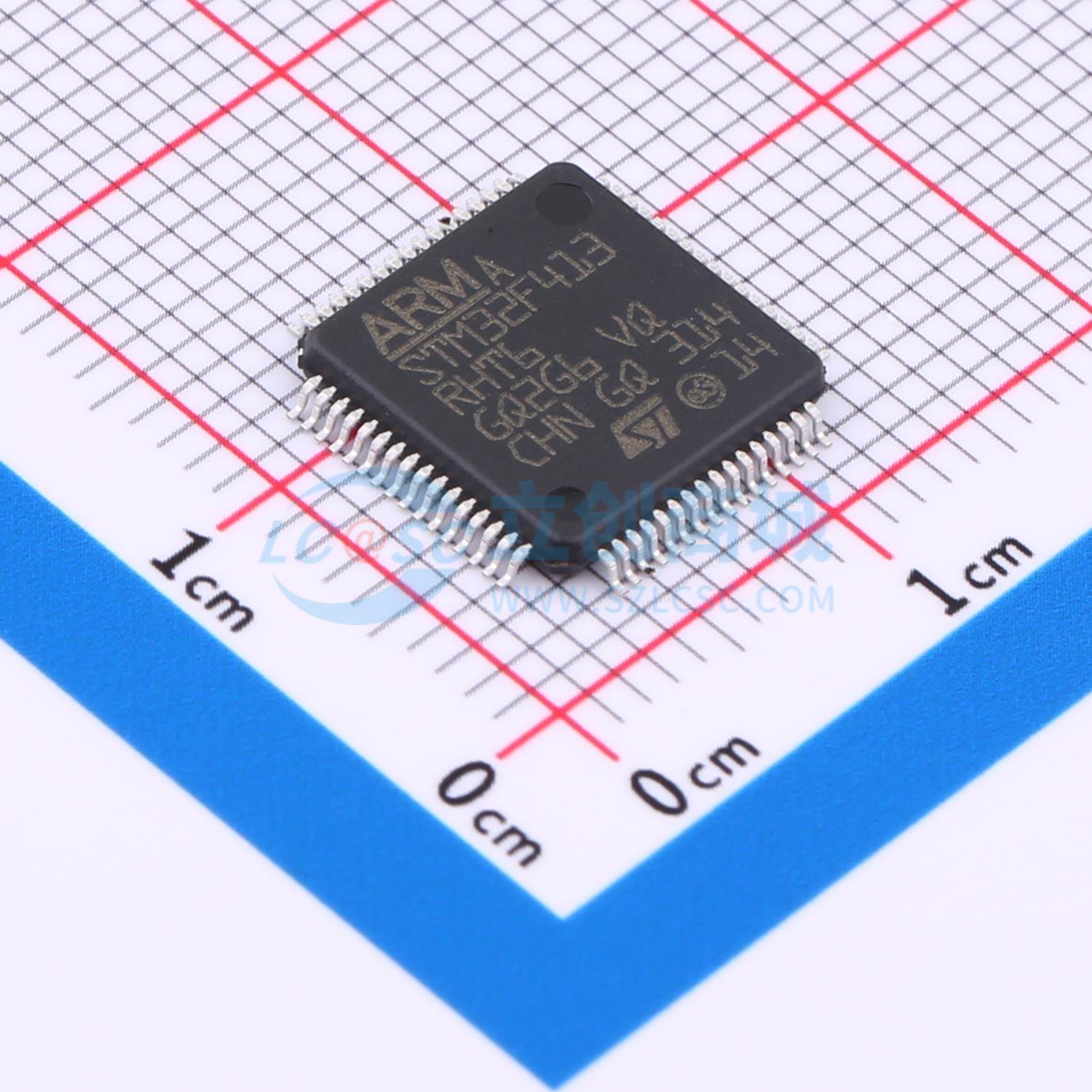 STM32F413RHT6实物图