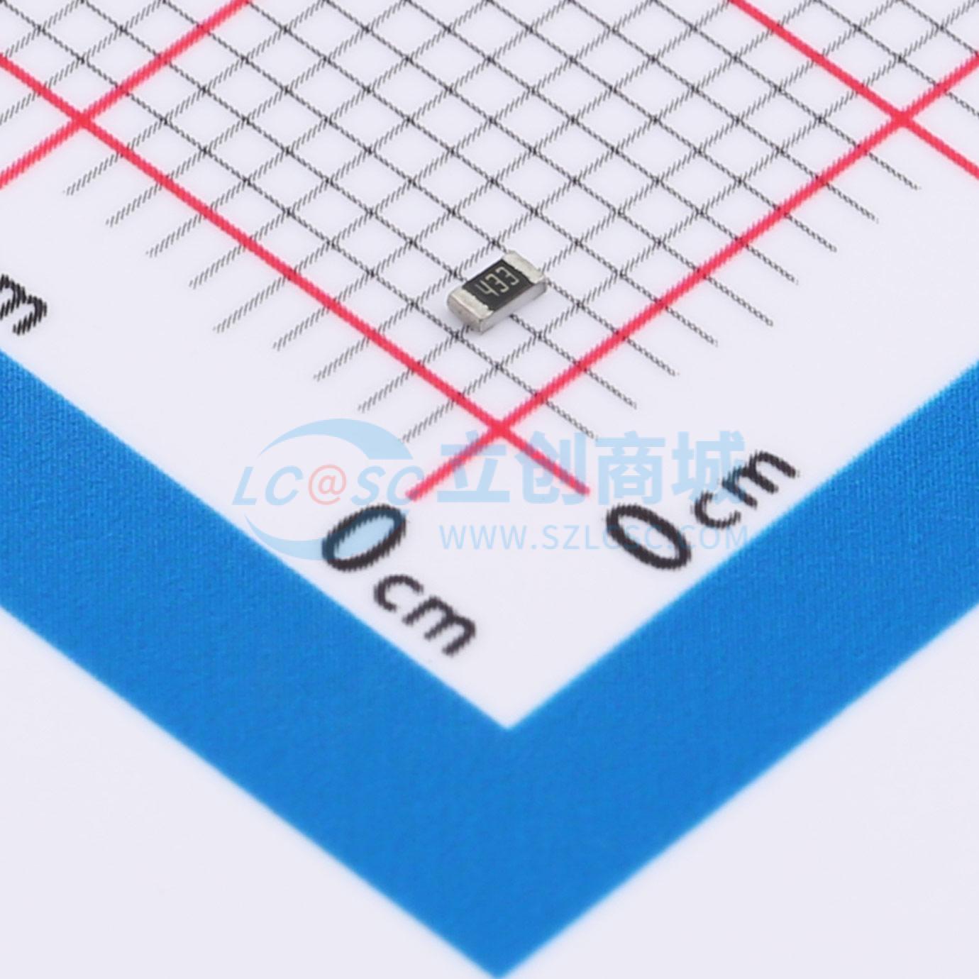 点击查看大图 MCR03EZPFX4302实物图