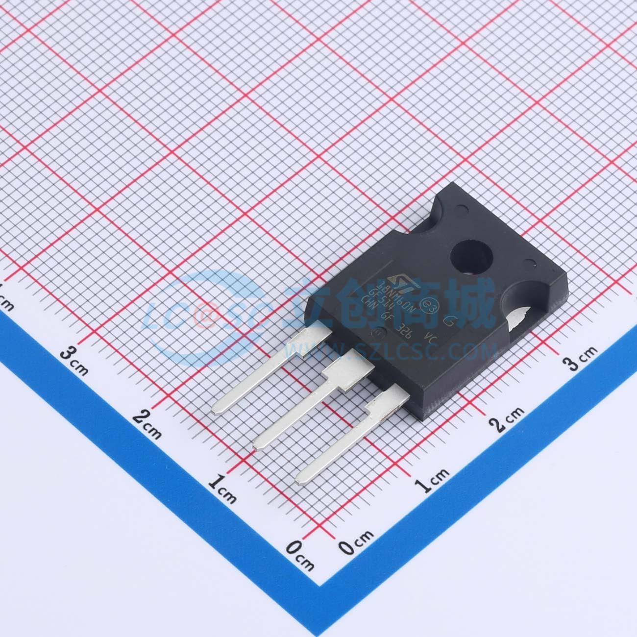 点击查看大图 STW18NM60N实物图