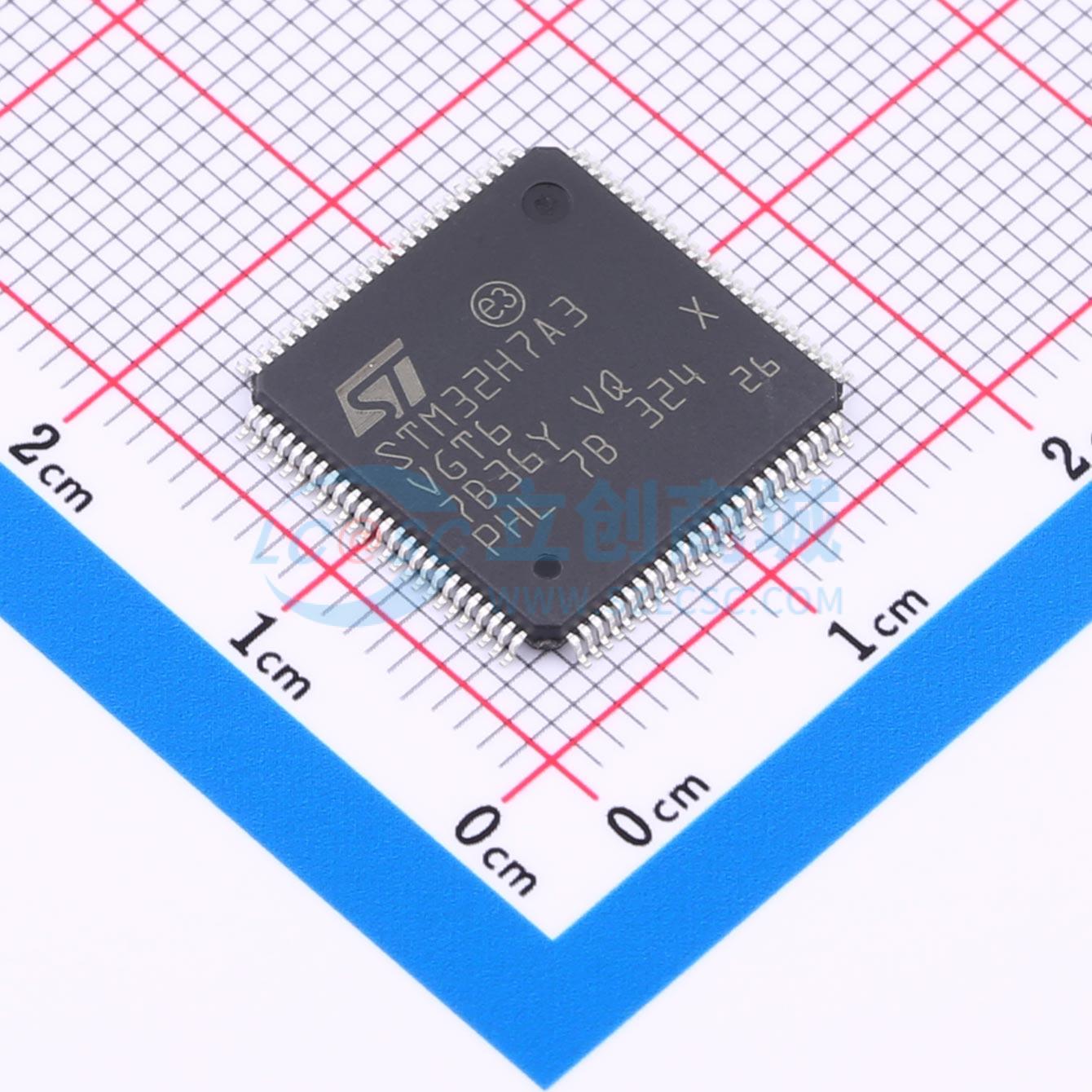 点击查看大图 STM32H7A3VGT6实物图