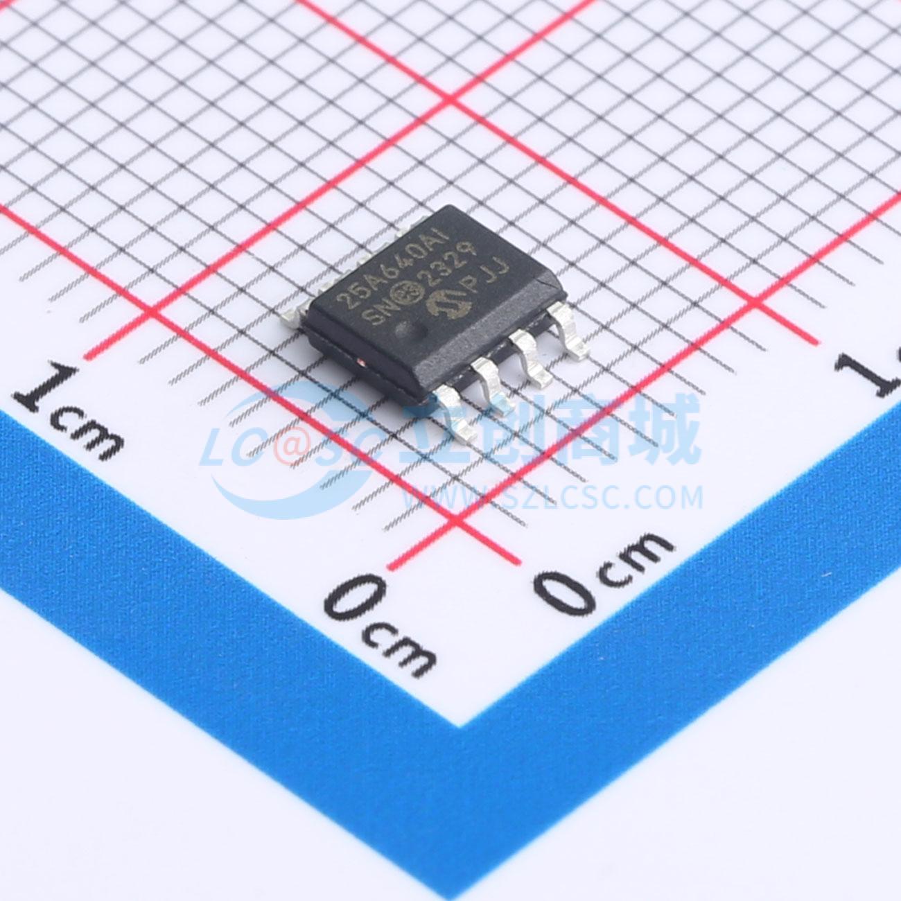 点击查看大图 25AA640AT-I/SN实物图