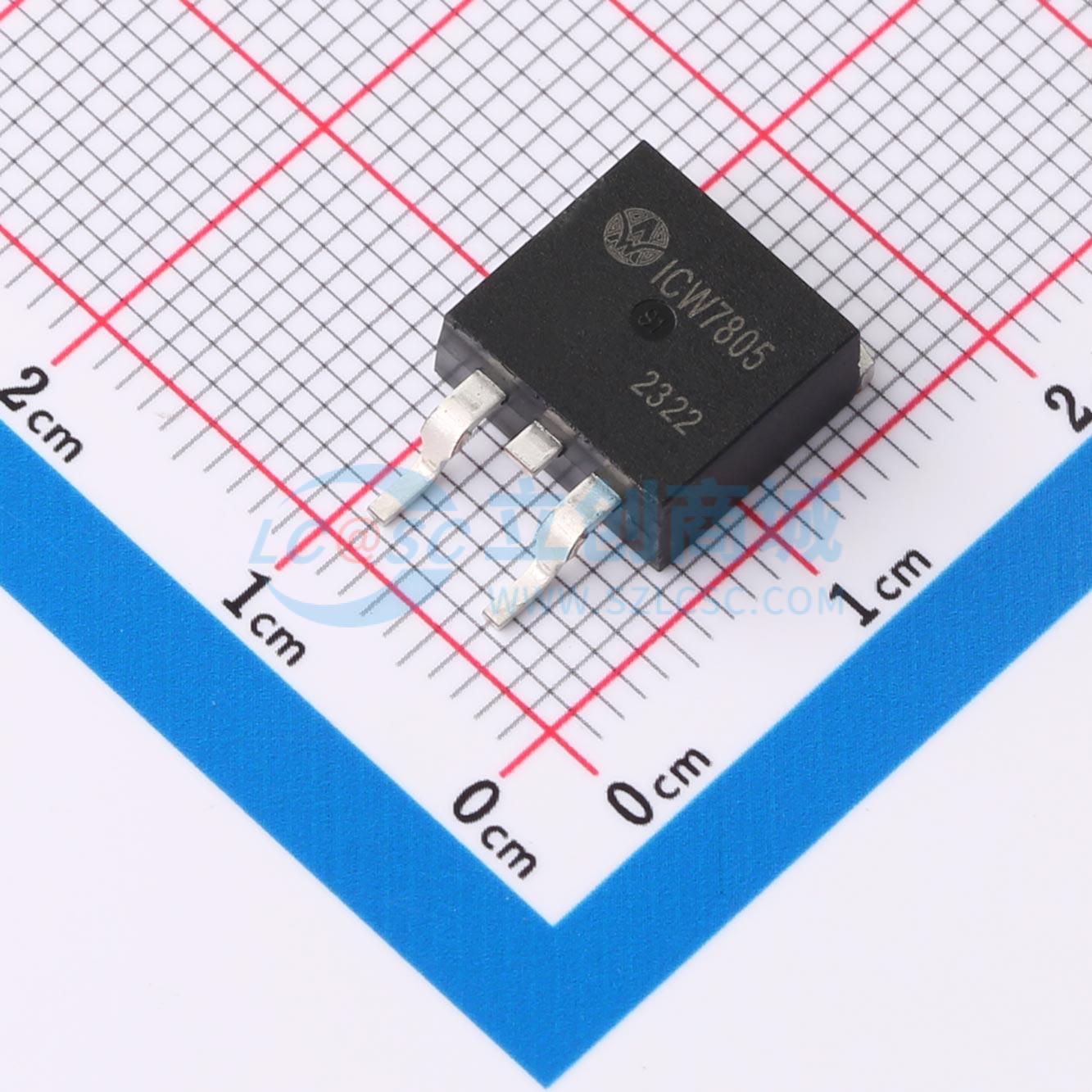 点击查看大图 ICW7805T3G实物图