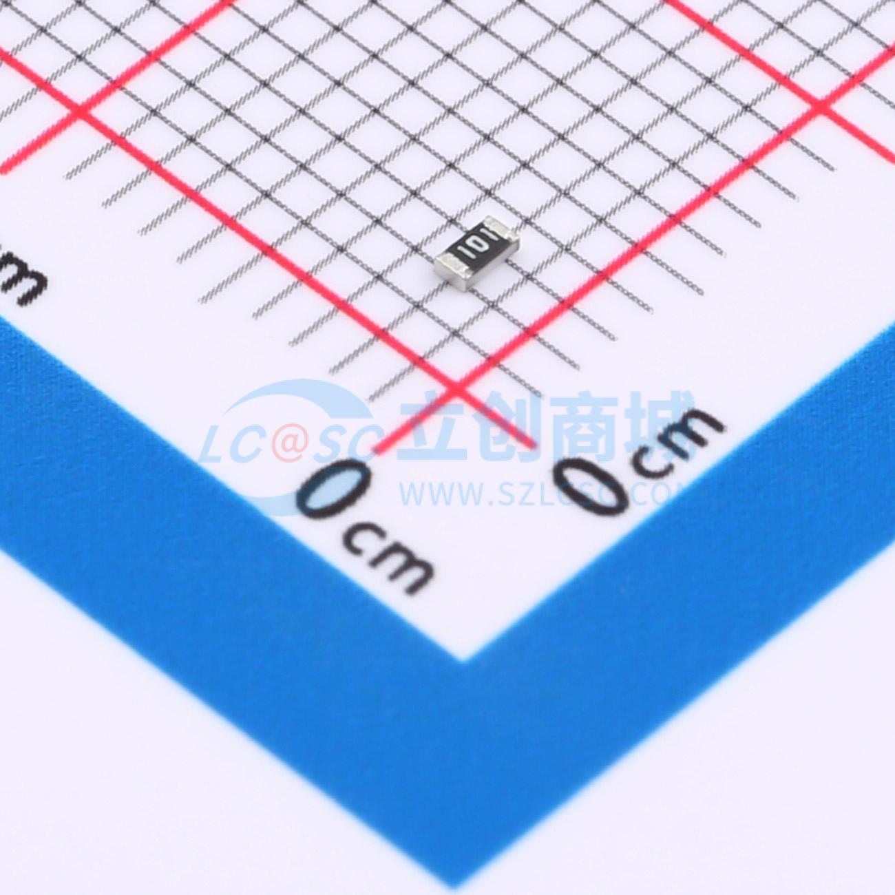 点击查看大图 FRQ0603J101 TS实物图