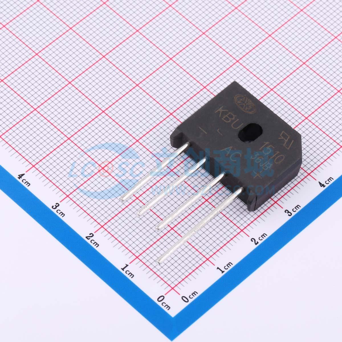 点击查看大图 KBU1510实物图