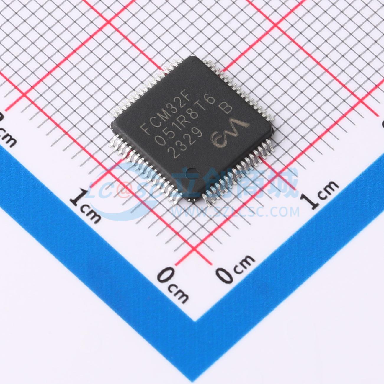 点击查看大图 FCM32F051R8T6实物图